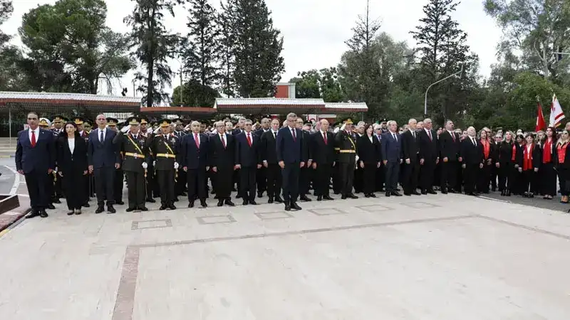 KKTC'de 29 Ekim Cumhuriyet Bayramı törenlerle kutlandı