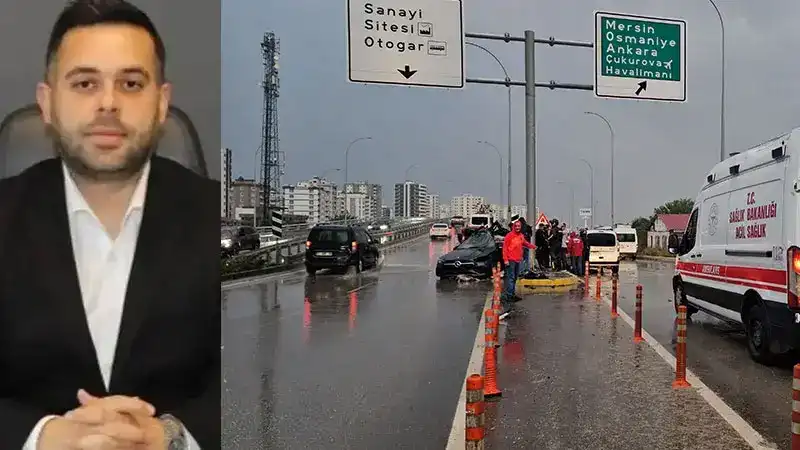 Yön tabelasının direğine çarpan otomobilin sürücüsü öldü