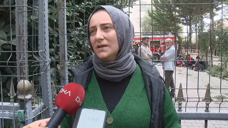 Maltepe'de bina çökmeden önce duvardaki çatakları görüntüleyen işletmeci: Kolon kesme durumu yok