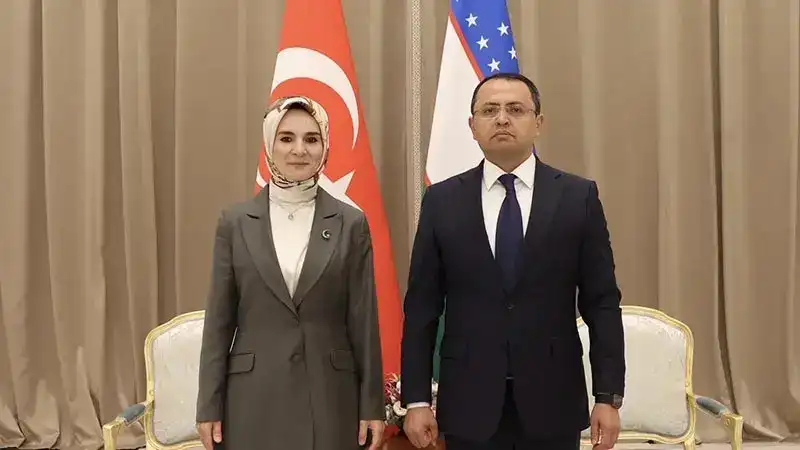 Bakan Göktaş, Özbekistan Cumhurbaşkanı Danışmanı Olloyorov ile görüştü