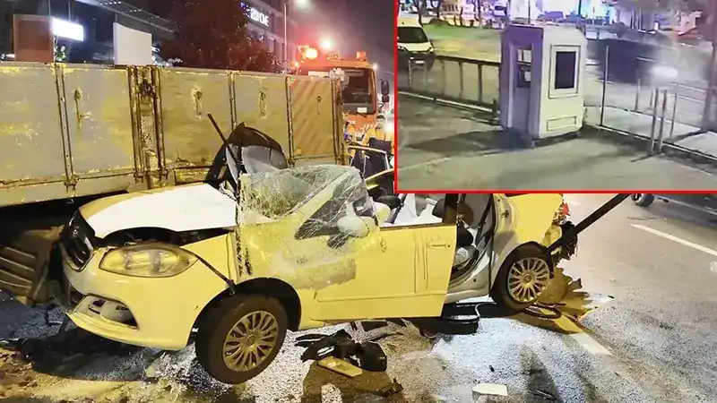 Beyoğlu’nda 5 aracın karıştığı zincirleme kaza kamerada; 3 yaralı: Sürücü 2. 24 promil alkollü çıktı
