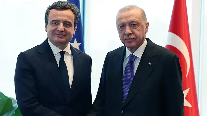 Cumhurbaşkanı Erdoğan, Kosova Başbakanı Kurti ile New York'ta görüştü