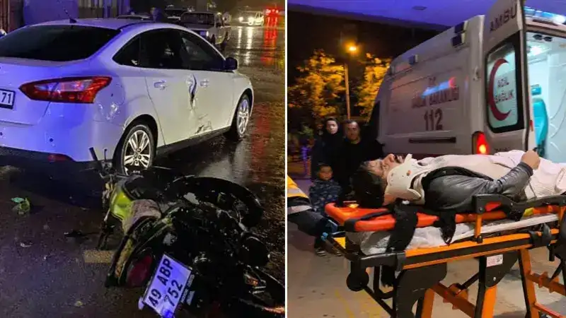 Topu almak için duvardan atlayan genç dikenli tellere takılıp ağır yaralandı
