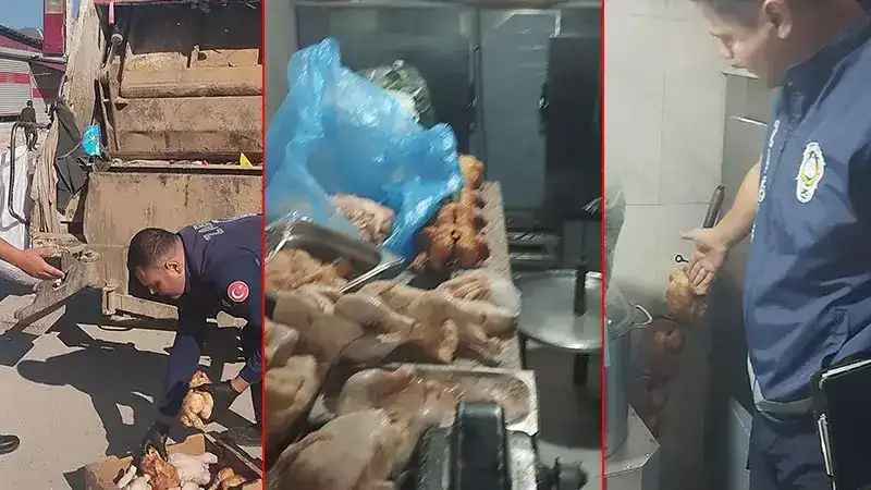 Restoranda bozulmuş tavuk etleri bulundu