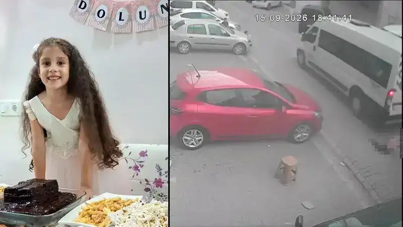 Esenyurt'ta 8 yaşındaki Dolunay'ın öldüğü kazanın görüntüleri ortaya çıktı: Şoför engelli, resmen cinayet işliyor
