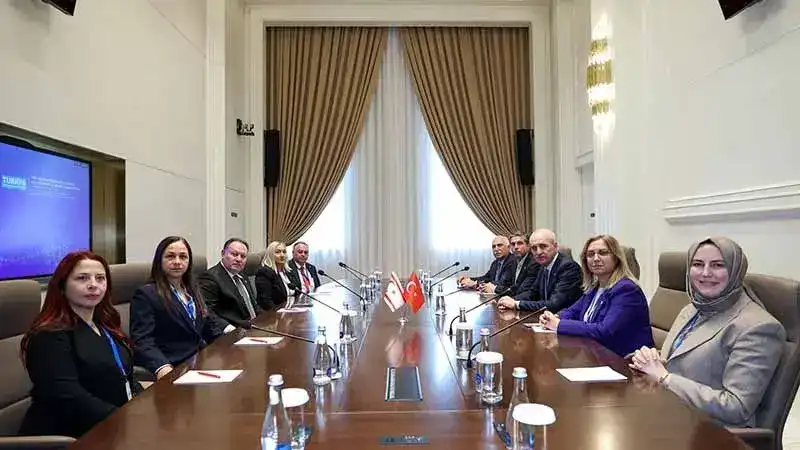 TBMM Başkanı Kurtulmuş, KKTC Cumhuriyet Meclisi Başkanı Öztürkler ile görüştü