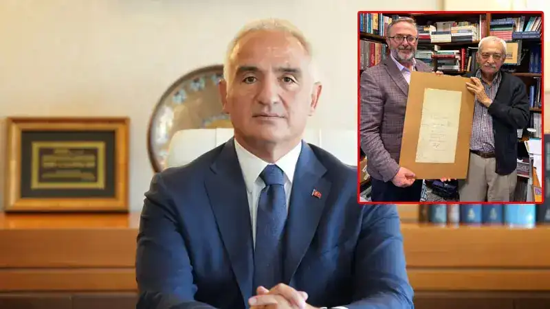Prof. Dr. Erünsal'ın bağışladığı 525 eserlik koleksiyon, dijital erişime açıldı