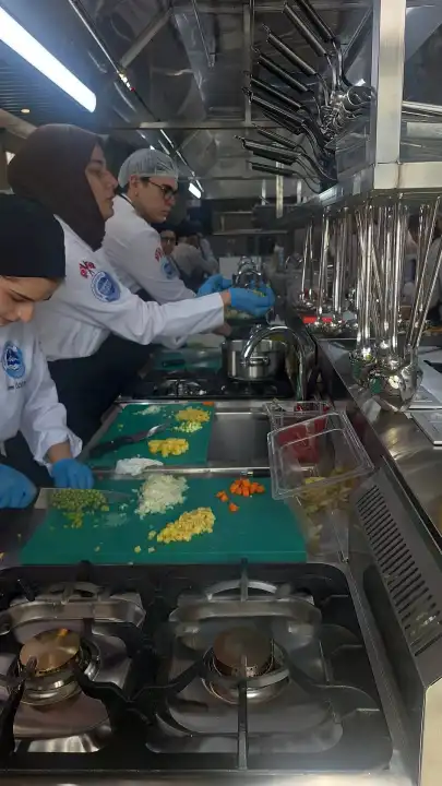 Kayseri Mutfak Akademisi’nde üniversite öğrencilerine uygulamalı gastronomi eğitimi