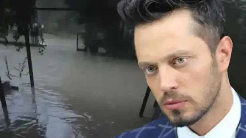 Murat Boz, sağanak nedeniyle stüdyoda mahsur kaldı: Yüzlerce çalışanla yardım bekliyoruz