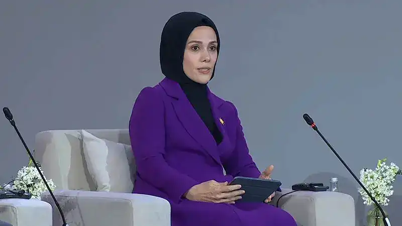 Esra Albayrak, Özbekistan'da düzenlenen zirvede konuştu
