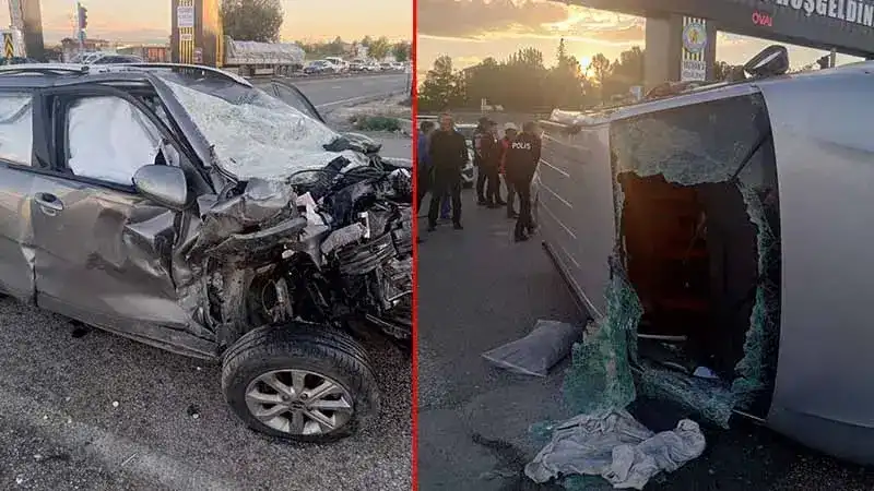 Malatya'da otomobil ile minibüs çarpıştı; 1'i ağır 3 yaralı