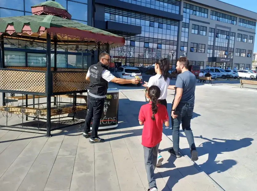 Niğde’de 758 vatandaşa narkotik suçlarla mücadele bilgilendirmesi yapıldı
