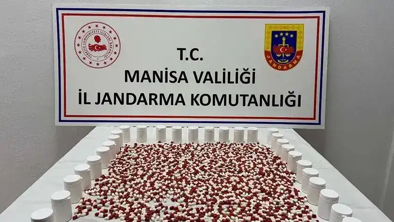 Manisa’da 86 bin 654 sentetik ecza ele geçirildi