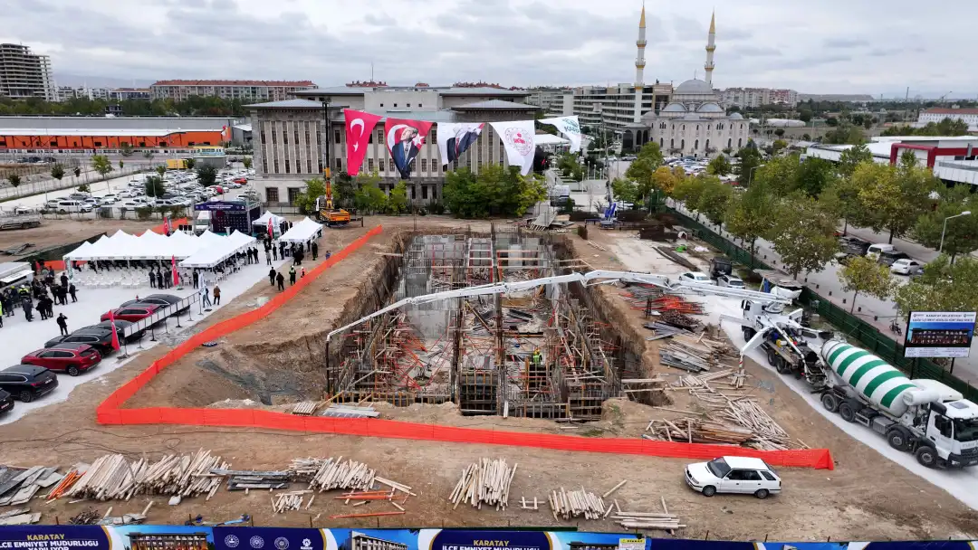 Karatay Belediyesi'nden ilçeye yeni emniyet müdürlüğü binası
